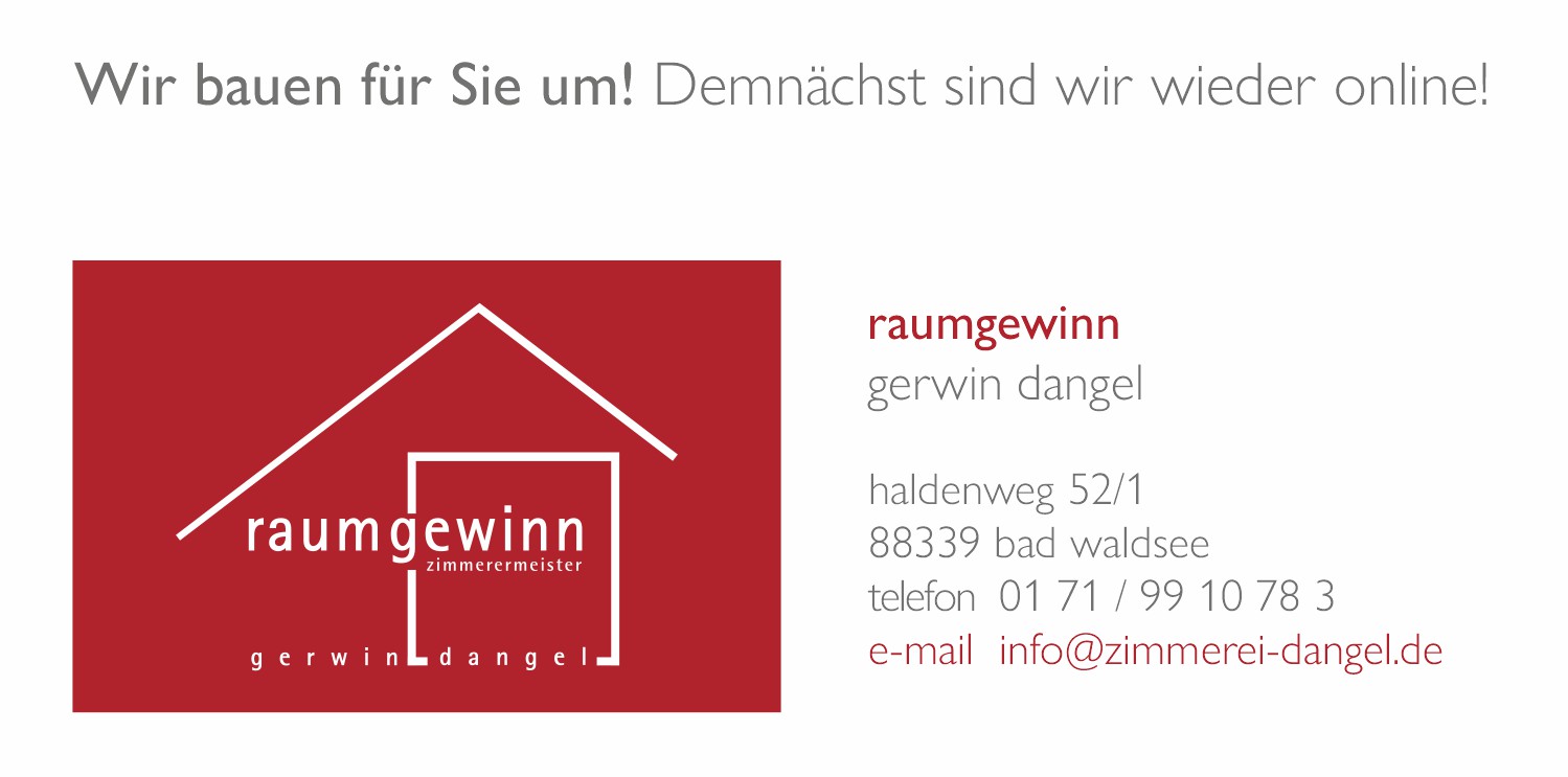 Zimmerei Gerwin Dangel aus Bad Waldsee